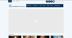 Desktop Screenshot of chamberfestcleveland.com